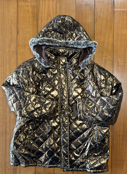 Bronze Jacket With Hood