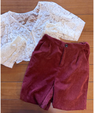 High Rise Corduroy Pant | CLEARANCE