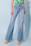 Flying Tomato Front Seam Bootcut Jean