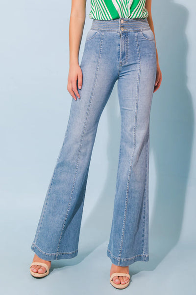 Flying Tomato Front Seam Bootcut Jean