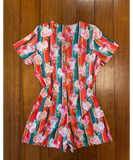 Floral V-Neck Romper | CLEARANCE