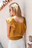 Flounce Sleeve Top