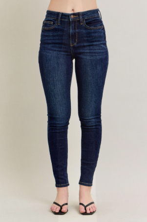 Judy Blue High Waist Skinny With Handscraping