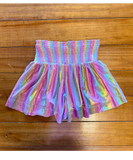 Smock Waist Holographic Short | CLEARANCE
