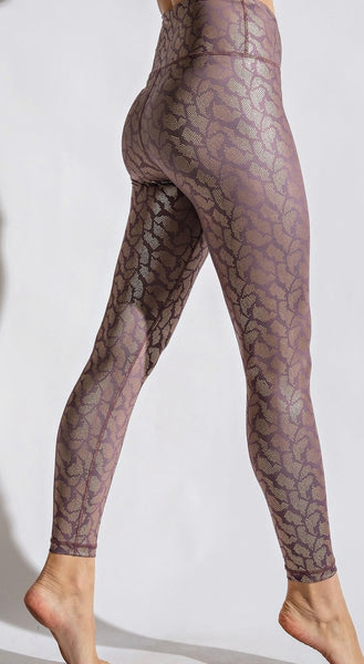 Geo Foil Butter Leggings