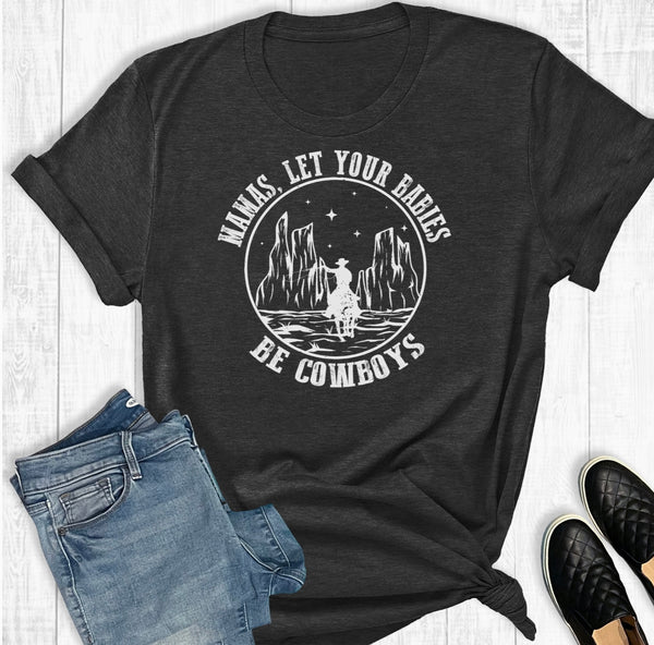 Mamas/Cowboys Graphic Tee