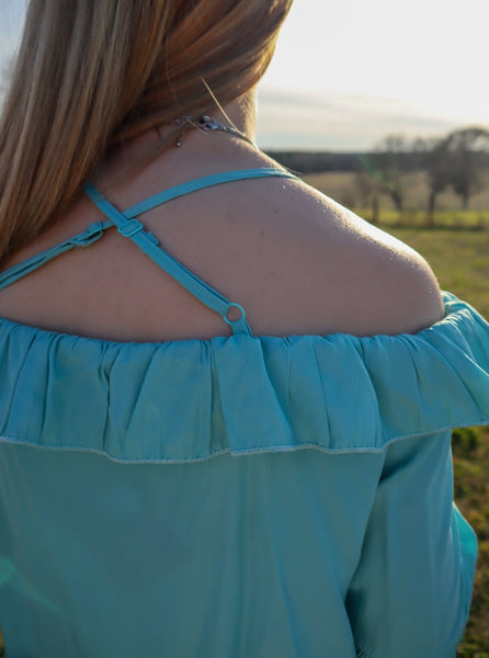 Criss Cross Off The Shoulder Blouse
