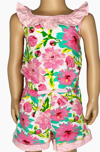 Floral Criss Cross Short Romper