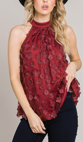 3D Mock Neck Swing Tank