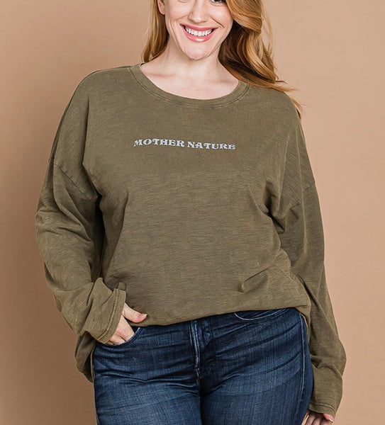 “Mother Nature” Long Sleeve Tee