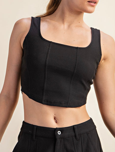 Rae Mode Square Neck Crop Top