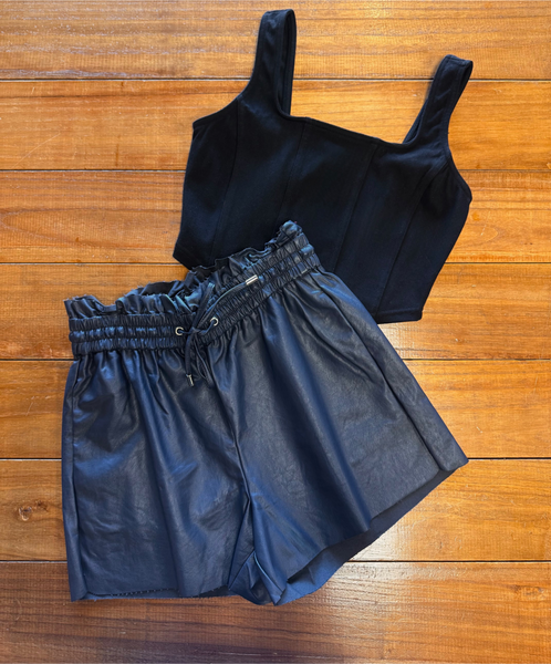 Faux Leather Shorts | CLEARANCE