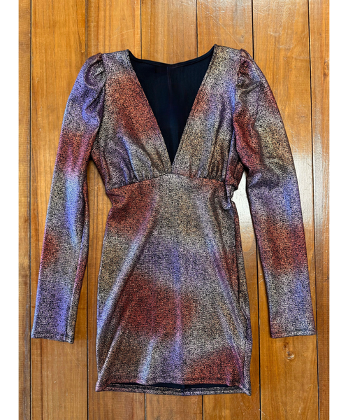 Metallic Mini Dress | CLEARANCE