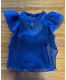 Organza Ruffle Top | CLEARANCE