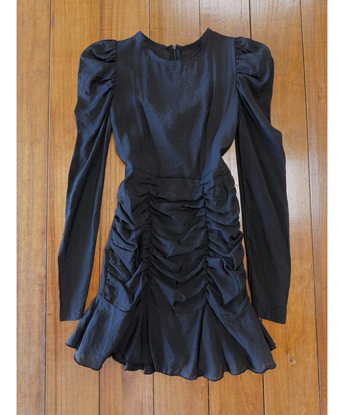 Ruched Puff Sleeve Mini Dress | CLEARANCE