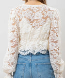 Lace Cropped Top