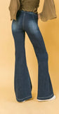 Flying Tomato Triple Button HW Bell Bottom Jean