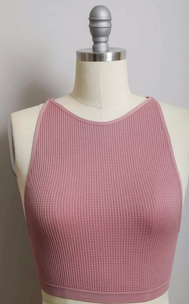 Waffle Crop Top