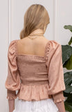 Smocked Peasant Blouse