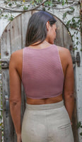 Waffle Crop Top
