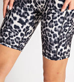 Butter Biker Shorts in Animal Print