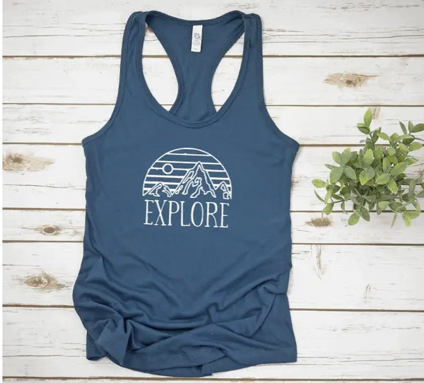 “Explore” Summer Tank