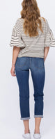 Judy Blue Mid-Rise Boyfriend Thermal Patch Insert