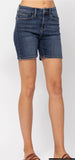 Judy Blue Hi-Rise Mid Length Shorts