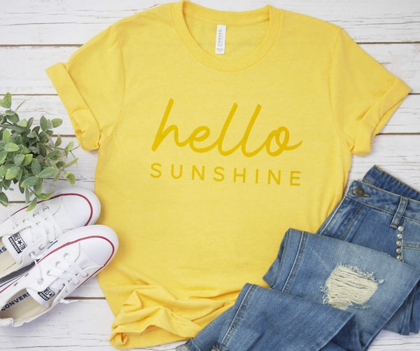 "Hello Sunshine" Graphic Tee