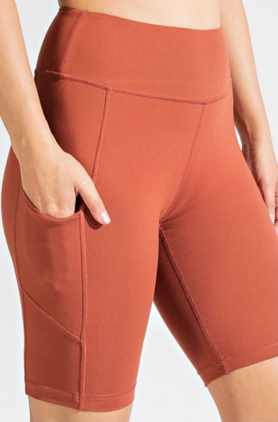 High Rise Butter Biker Shorts
