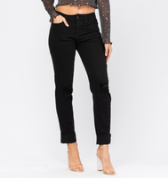 Judy Blue Destroyed Cuffed Slim Fit