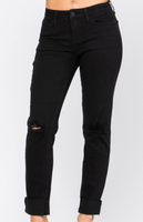 Judy Blue Destroyed Cuffed Slim Fit