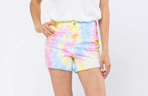 Judy blue online tie dye shorts