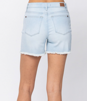 Judy Blue- Hi-Waist Bleach Light shorts