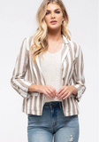 Striped Blazer