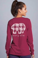 Ivory Ella Buffalo Check Tee